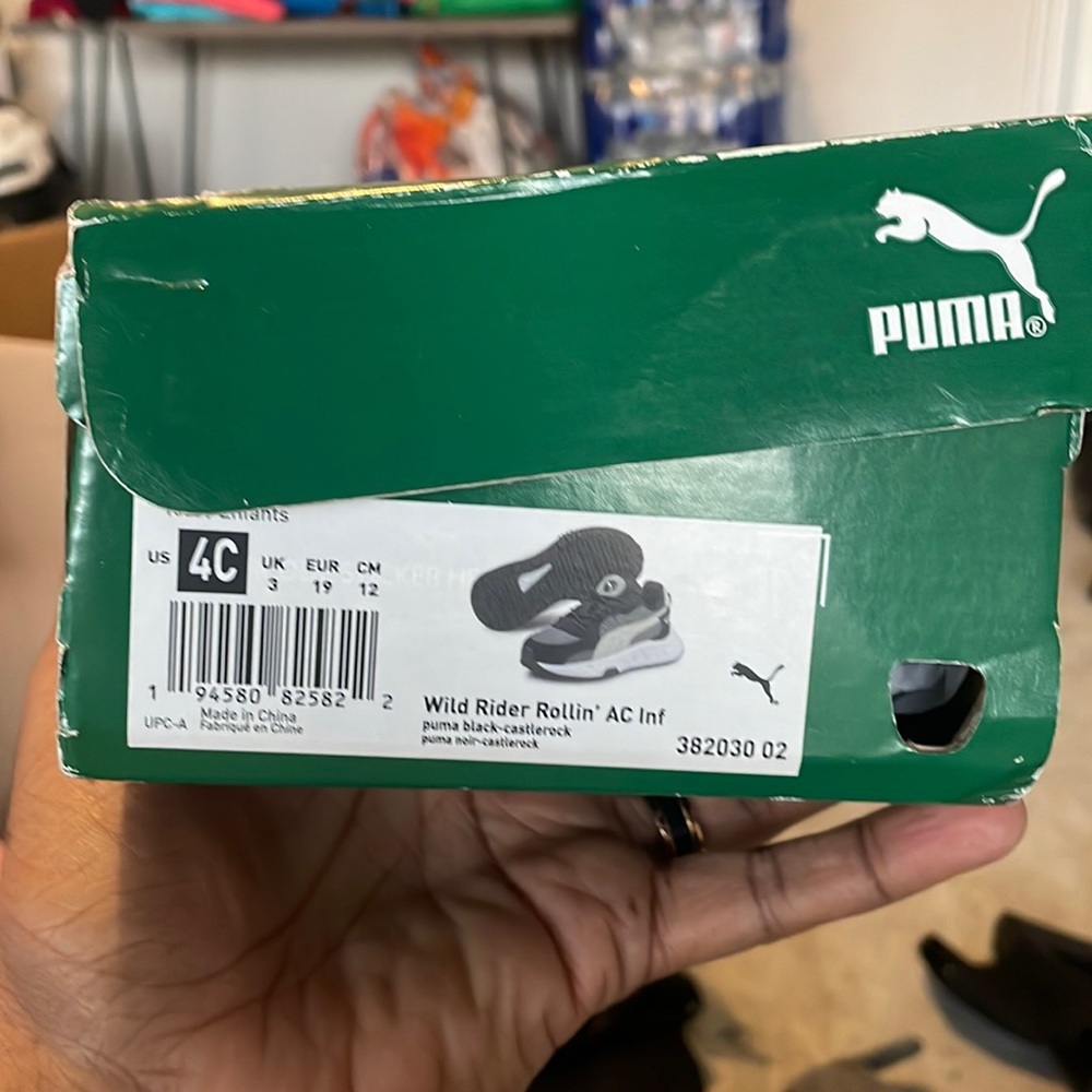 Toddler puma sneakers brand new size 4c 4c 4c